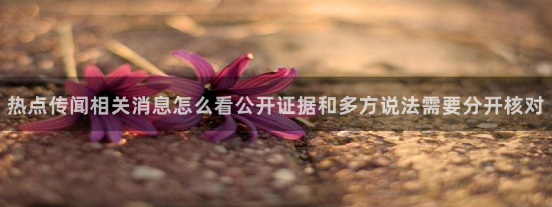 吃瓜盟主:热点传闻相关消息怎么看公开证据和多方说法需要分开核对